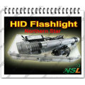 4500LM 50W Aluminium HID Flashlight Torch 1000meters 50W/38W Silver HID Torch light